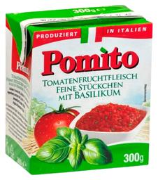 POMITO Tükeldatud tomatid basiilikuga 300g