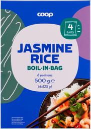 Coop pikateraline jasmiiniriis kotis 4x125g