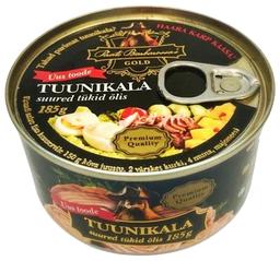Tuunikala suured tükid õlis PIRATE BARBAROSSA'S GOLD 185 g