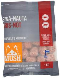 MUSH lihapallid koerale sea- ja veiselihaga 1kg