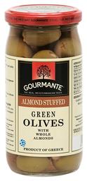 Rohelised oliivid mandlitega, GOURMANTE, 360 g
