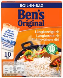 Ben's original boil-in-bag pikateraline riis 500 g
