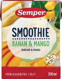 Banaani-mango smuuti, SEMPER, 200 ml
