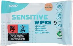 Niisked salvrätik Coop Sensitive 15tk