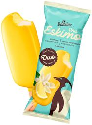 Sidruni- ja vanillimaitseline koorejäätis glasuuris, ONU ESKIMO, 84 g