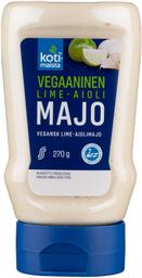 Kotimaista vegan küüslaugumajonees laimiga, 270g