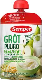 Semper õuna-pirnipüree jogurtiga 120 g, alates 6-elukuust