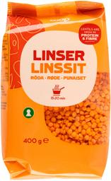 Coop kuivatatud punased läätsed 400g