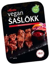 Vegan šašlõkk BBQ marinaadis 600 g