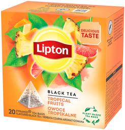 Lipton must tee 20*1.8g troopiliste puuviljadega