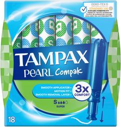 Tampax Compak Pearl Super tampoonid 18 tk
