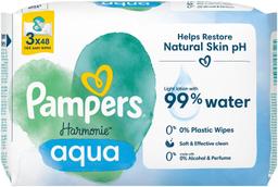Niisked salvrätikud Harmonie PF (plastic free) 3x48, PAMPERS, 144tk