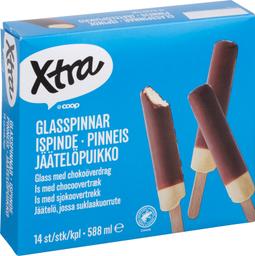 X-tra vanilje pulgajäätis 14 x 42 ml