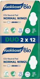 Vuokkoset bio normal hügieeniside 2x12tk