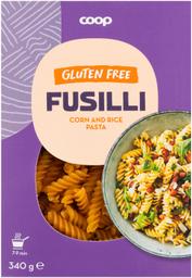 Coop fusilli maisi- ja riisipasta 340g g-v