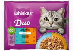 Whiskas Täissööt Pouch Tasty Duo Kala ja Liha 85g