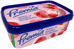 Premia Vanilli- Ja Maasikakoorejäätis 500 G/1l