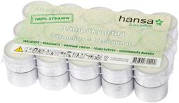 Steariinteeküünal Hansa Candle 6h valge 30tk