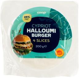 Coop küprosepärane halloumiburger 200g, 4 viilu