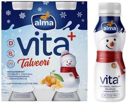 Jogurtijook vita+ mandariini laktoosivaba 4x100g, ALMA, 400 g