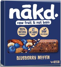 Nakd toorbatoon mustika muffini maius multipakk 4x35g