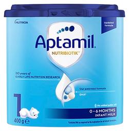 Piimasegu NUTRIBIOTIK 1 al. sünnist, APTAMIL, 400 g