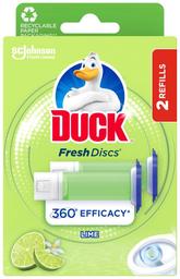 Duck 5 in 1 Lime WC-värskendaja täitepakk 12 tk