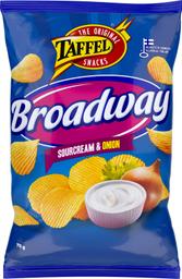 Taffel Broadway kartulikrõpsud hapukoore-sibulamaitselised 75 g