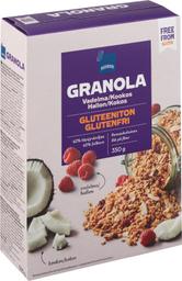 Krõbe gluteenivaba granola külmkuivatatud vaarikatükkide jakookoslaastudega 350g