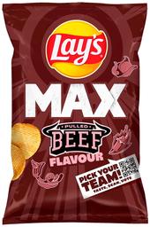 LAY'S MAX Rebitud loomaliha maitselised sakilised kartulikrõpsud 0,120kg