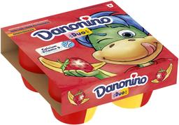 Danonino kohupiimakreem 4 x 95 g, maasika-banaani