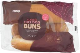 COOP HOT DOGI SAIAD 4 TK, 250 G