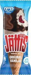 Jättis vanilli-koorejäätis šokolaadiglasuur 96g koonus