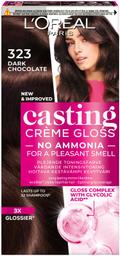 Poolpüsivärv Casting Crème Gloss 323 Dark Chocolate