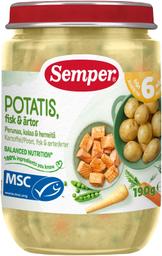 Semper kartul,kala&herned 6k 190g püree