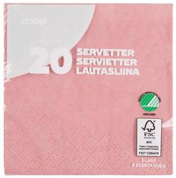 Salvrätik vanaroosa 24cm 20tk