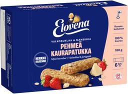 Elovena valge šokolaadi ja maasikatega pehme kaerabatoon 6 x 30 g