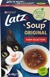 Latz Soup Farm Selection täiendsöödavalik kassidele, 6 x 48 g