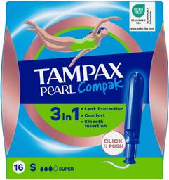 Tampoonid Compak Pearl Super 3in1 16tk