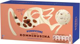 Vanilli-koorejäätis ja rummirosinad, 1 l