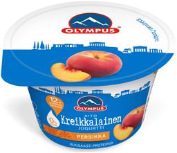 Olympuse Kreeka jogurt virsikuga, rasvatu, 150 g