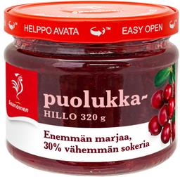 Saarioinen, vähendatud suhkrusisaldusega pohlamoos, 320 g