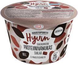 Juustoportti Hyvin šokolaadimaitseline proteiinipuding, laktoosivaba, 180 g