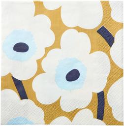 Salvrätik Marimekko Unikko beež sinine 24cm