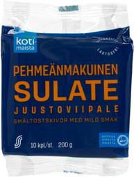 Kotimaista maheda maitsega sulatatud juustu viilud, 200 g