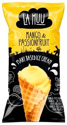 La Muu Mango-passioni jäätis vahvlikoonuses, 80 g/130 ml, vegan