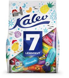 Kommipakk 7 lemmikut kommisegu, KALEV, 700 g