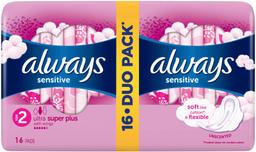 Hügieenisidemed Ultra Super Plus Sensitive Duopack, ALWAYS, 16 tk