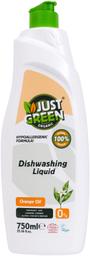 Just Green Organic nõudepesuvahend apelsiniõliga 750ml