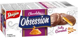 Bergen obsession šokolaadiglasuuriga soolakaramellitäidisega küpsissalty caramel 128 g